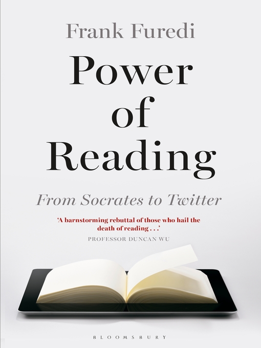 Title details for Power of Reading by Frank Furedi - Available